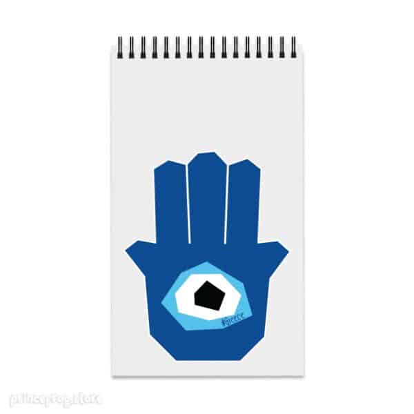 σημειωματαριο evil hand eye