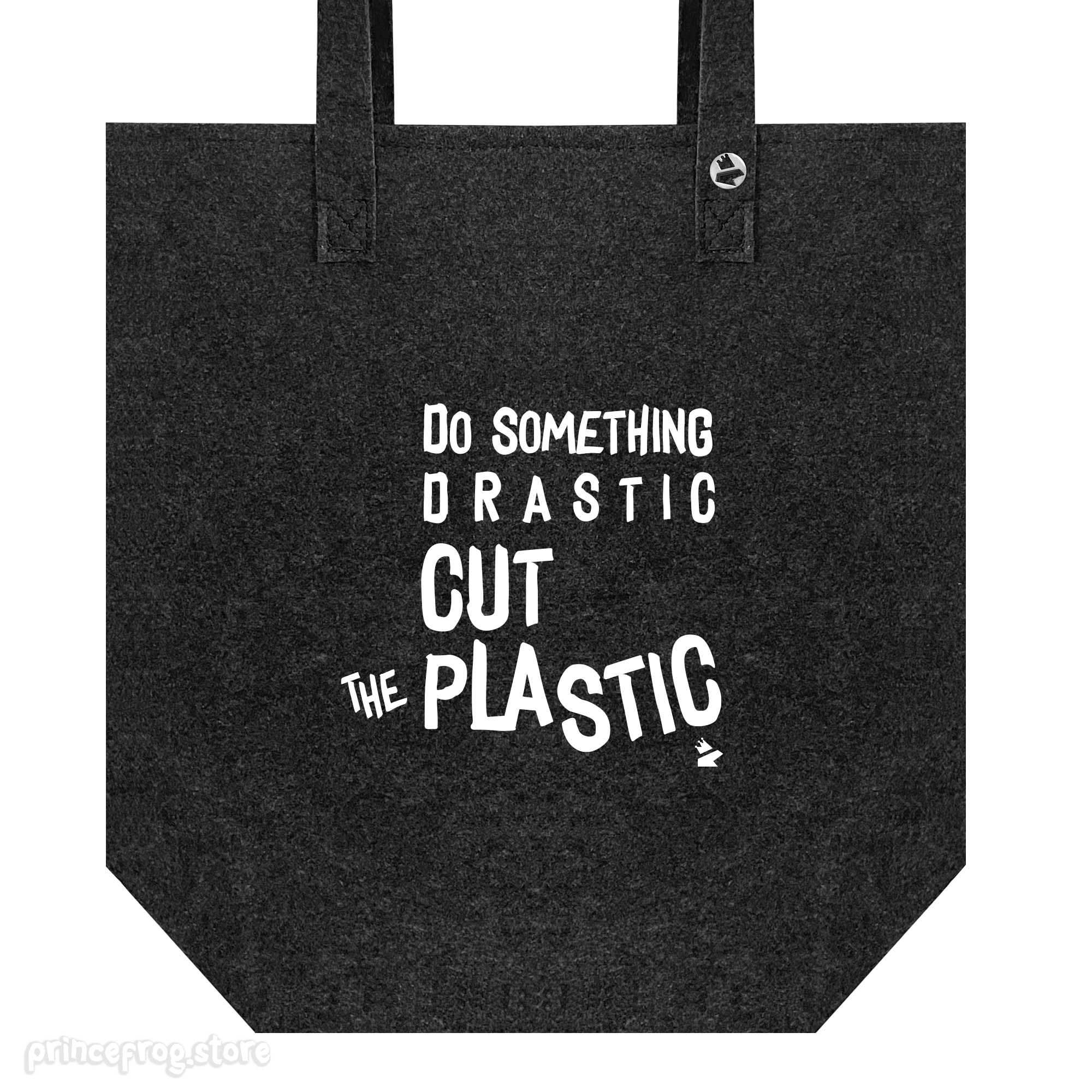 Τσάντα πολλαπλών χρήσεων από τσόχα Cut the Plastic 4