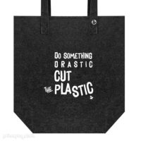 Τσάντα πολλαπλών χρήσεων από τσόχα Cut the Plastic