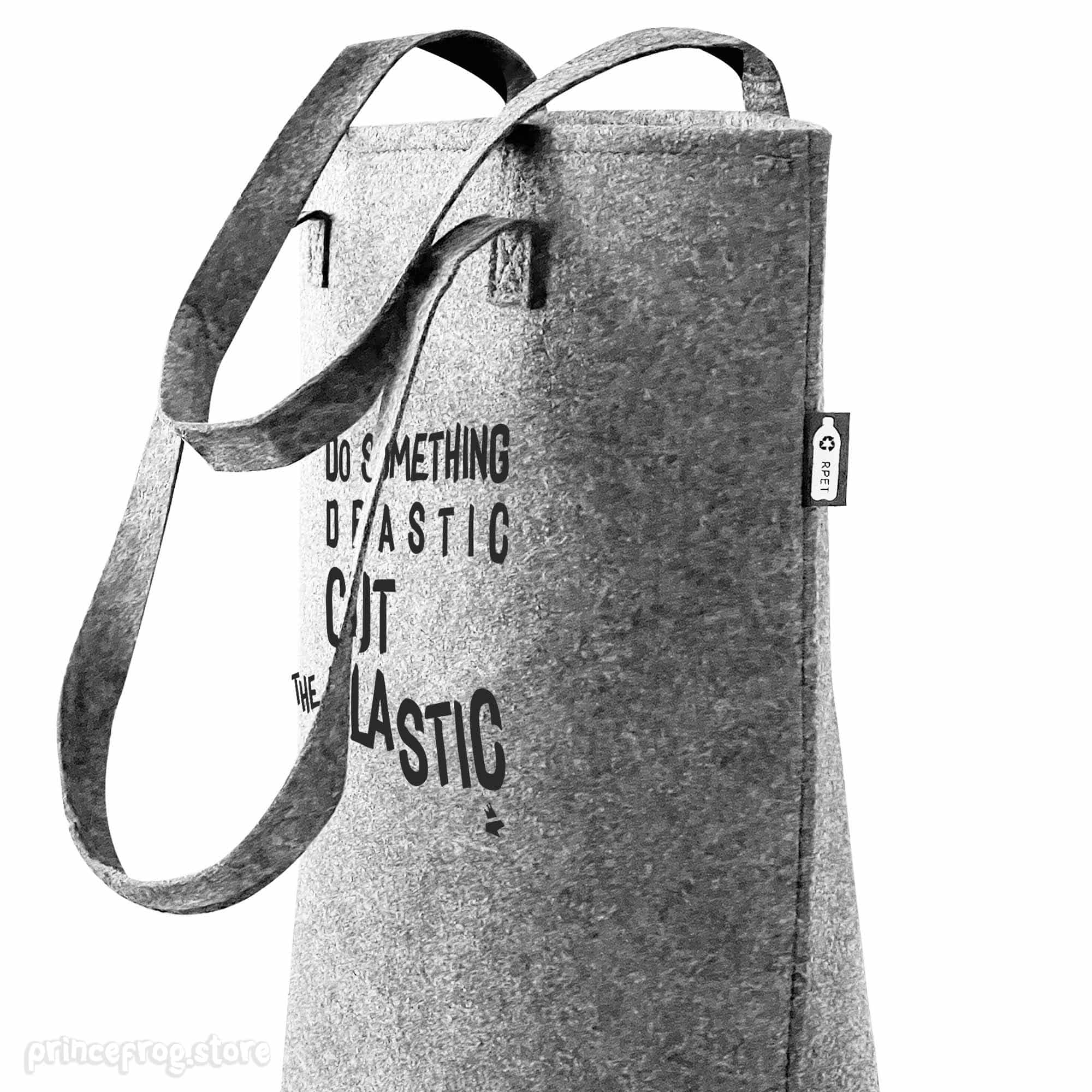 Τσάντα πολλαπλών χρήσεων από τσόχα Cut the Plastic 2