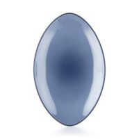 EQUINOXE CIRRUS BLUE OVAL PLATE 35CM