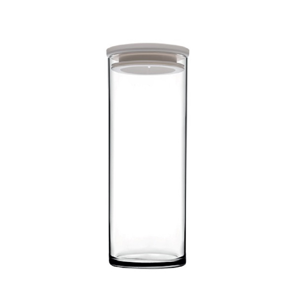 BREAKFAST CLUB JAR W/WHITE LID 1230CC H: 23,4 P/384 GB2.OB8