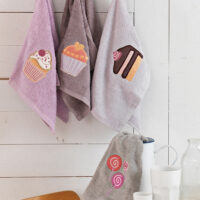 Σετ 4 Πετσέτες Κουζίνας Kitchen Towels 40x60 CAKES