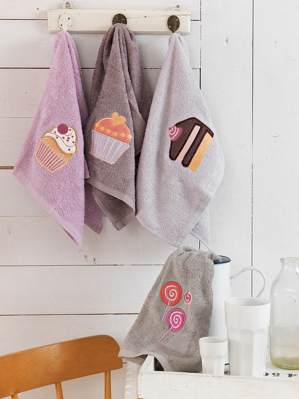 Σετ 4 Πετσέτες Κουζίνας Kitchen Towels 40x60 CAKES