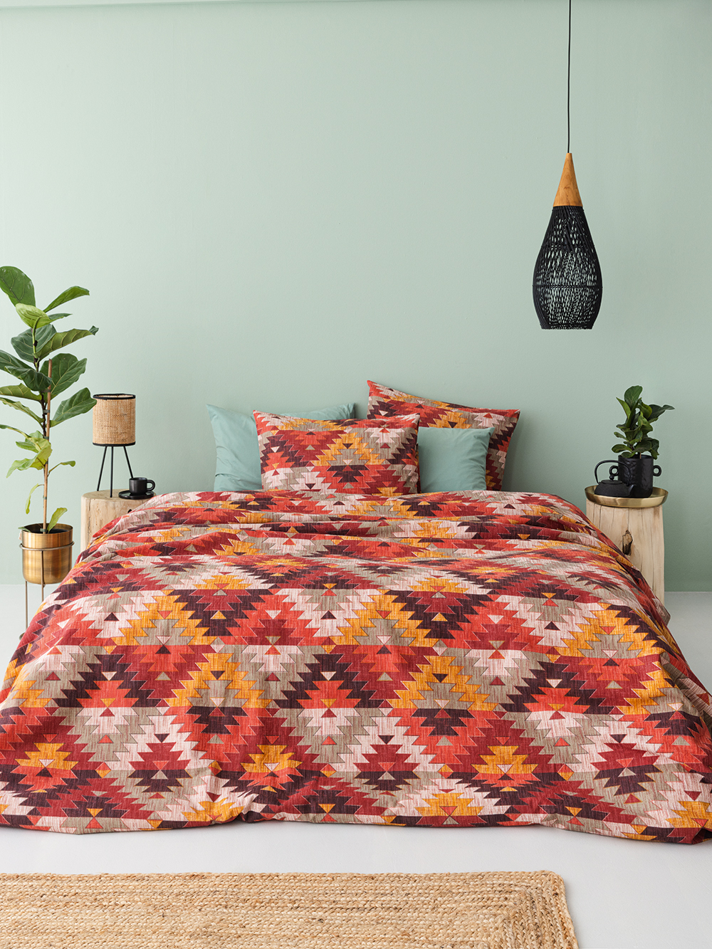 Σετ King Size Σεντόνια Flannel Beauty 270x275 FB0222