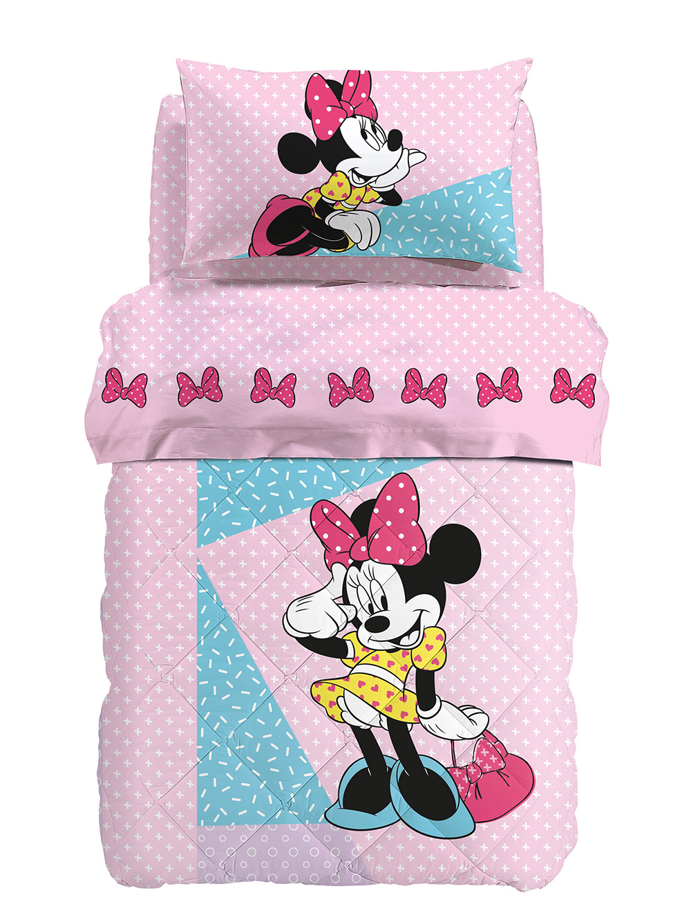 Πάπλωμα Μονό Disney 160x250 MINNIE PINK